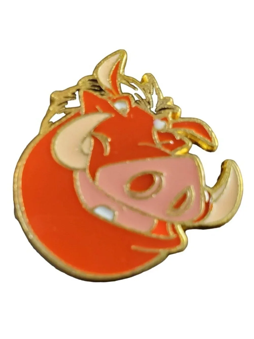Disney Lion King Trading Pin Pumbaa WartHog Face Lapel Pin Brooch Badge Jewelry